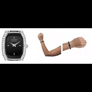 Citizen Accessories - Citizen EcoDrive Normandie Swarovski Crystal Watch Citizen Accessories - Citizen EcoDrive Normandie Swarovski Crystal Watch